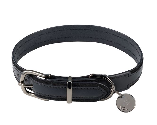 Main Image BLACK FACET DOG COLLAR