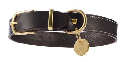 DARK BROWN CLASSIC DOG COLLAR
